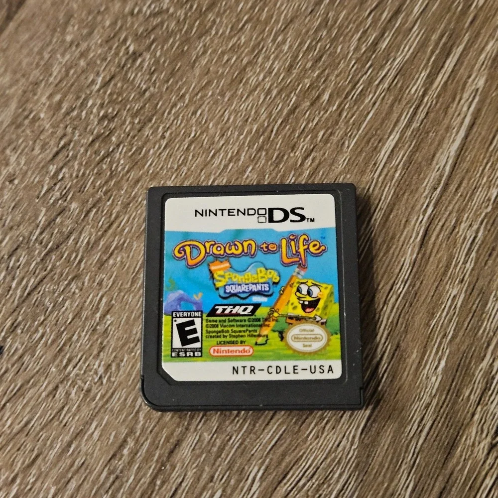 Drawn to Life SpongeBob SquarePants Edition Nintendo DS 2008 Game Only